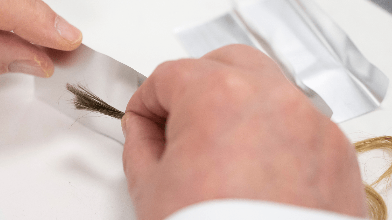 hair strand for test